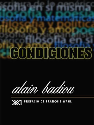 cover image of Condiciones